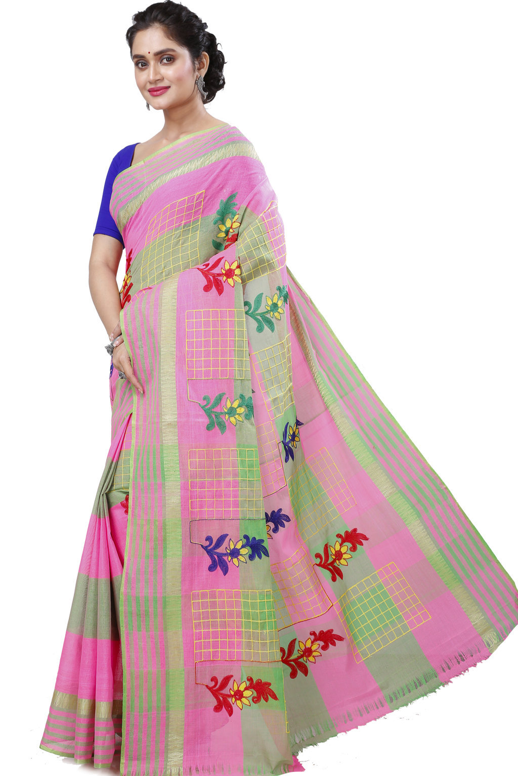 Light Pink Pure Cotton Rivka Tant Embroidery (982)